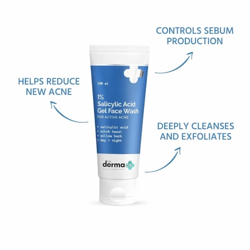 The Derma Co. 1 Salicylic Acid Gel Daily Face Wash For Acne 100 ml 2