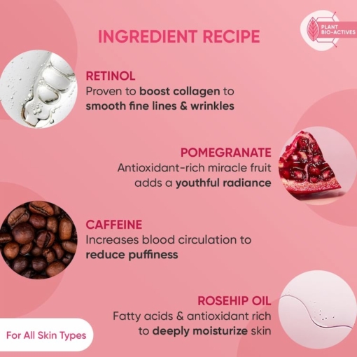 Dot & Key Pomegranate Retinol And Caffeine Eye Cream, 20 ml