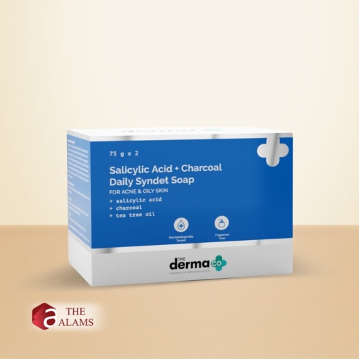 The Derma Co. Salicylic Acid And Charcoal Daily Syndet Soap