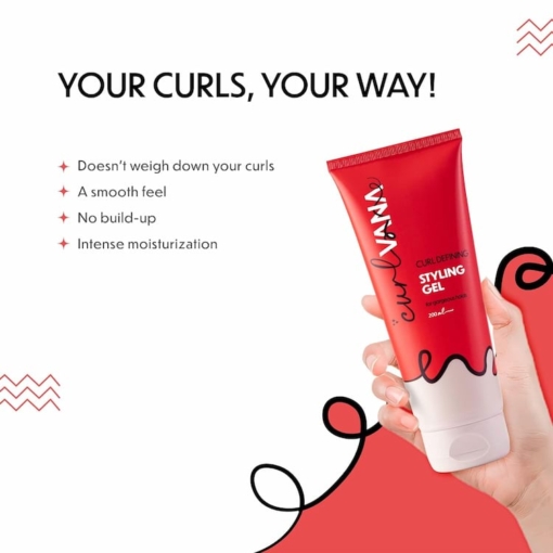 Curlvana Curl Defining Styling Hair Gel, 200 ml