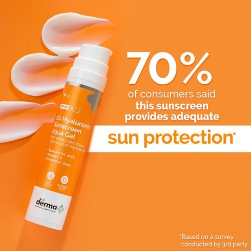 The Derma Co. 1 Hyaluronic Sunscreen Aqua Gel SPF 50 PA 50 g 1
