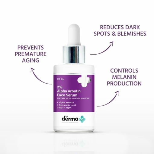 The Derma Co. 2% Alpha Arbutin Serum For Dark Spots, 30 ml