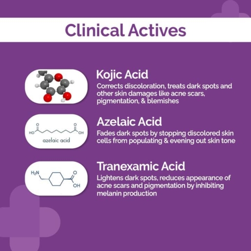 The Derma Co. 3% Kojic Acid Dark Spot Corrector Gel with Azelaic And Tranexamic Acid, 30g
