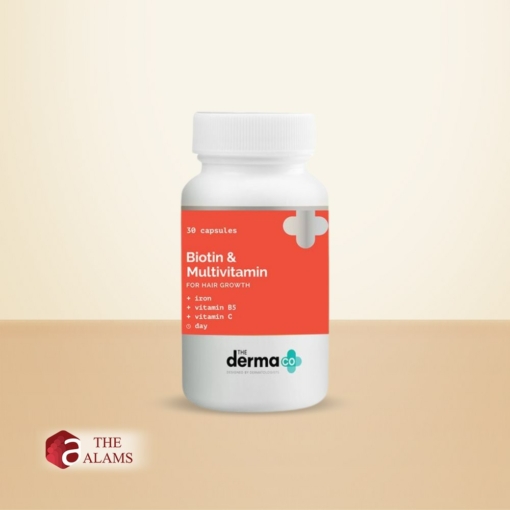 The Derma Co. Biotin And Multivitamin For Hair Growth, 30 Capsules