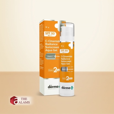 The Derma Co. C-Cinamide Sunscreen Aqua Gel SPF 50 PA++++, 50 g