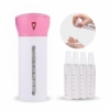 4 in 1 Cosmetic Dispenser Travel Bottle, 4 x 40 ml bottles, Color- Baby Pink