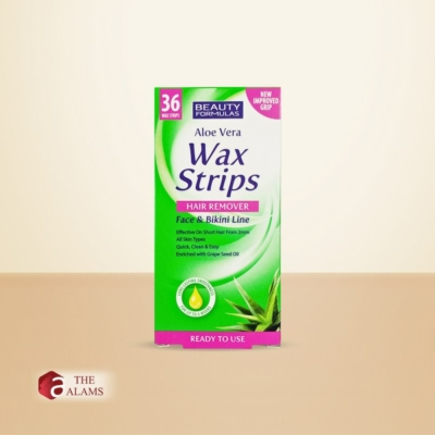 Beauty Formulas Face And Bikini Line Wax Strips, 36 pcs pack
