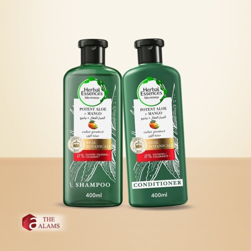 Herbal Essences Color Protect Aloe Mango Shampoo Conditioner Set, 400 ml