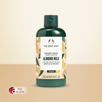 The Body Shop Almond Milk Shower Cream For Dry Sensitive Skin, 250 ml