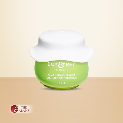 Dot & Key Cica Niacinamide Oil Free Moisturizer Mini For Acne Prone Skin, 15 ml