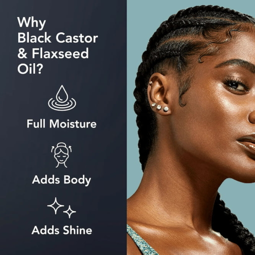 Eco Style Black Castor And Flaxseed Oil Styling Hair Gel, 473 ml - Image 3
