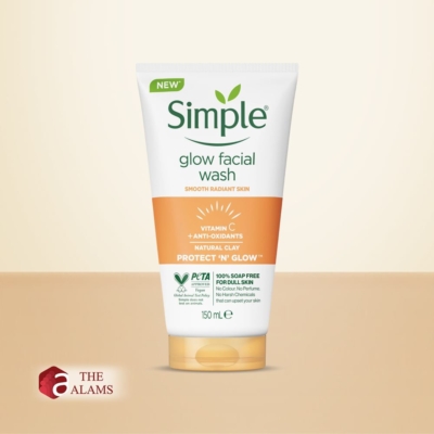 Simple Protect N Glow Face Wash For Dull Skin, 150 ml