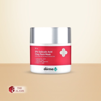 The Derma Co. 2% Salicylic Acid Clay Face Mask For Acne Prone Skin, 50 g