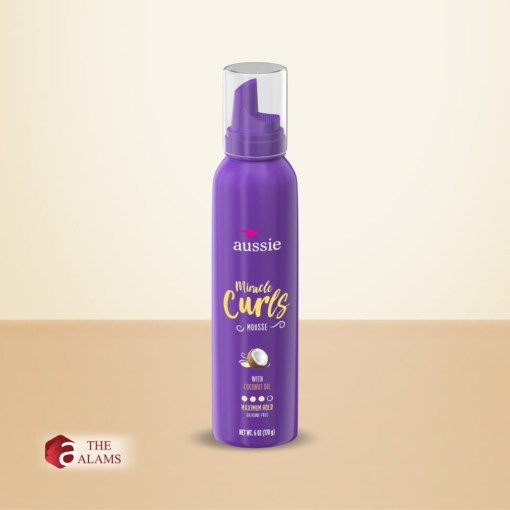 Aussie Miracle Curls Maximum Hold Hair Mousse, 170 g