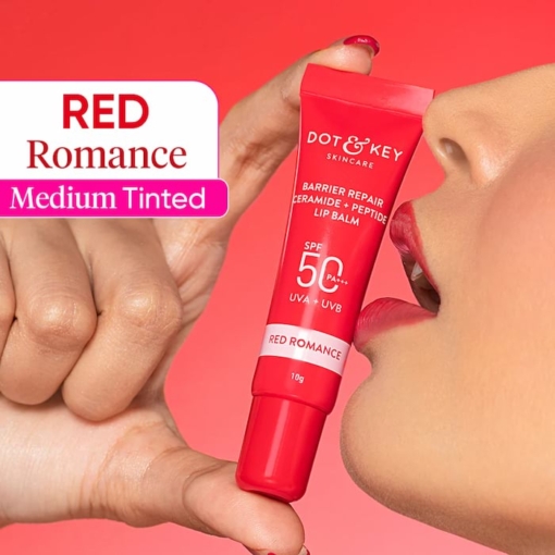 Dot Key Barrier Repair Lip Balm SPF 50 Red Romance 2