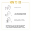 How to use hair mousse