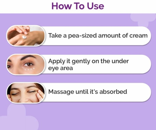 How to use eye cream