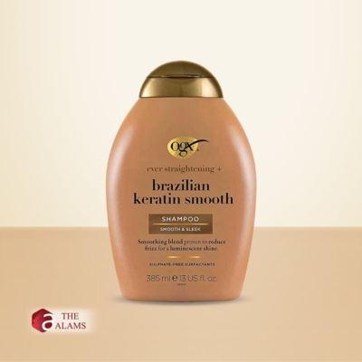 OGX Brazilian Keratin Therapy Shampoo For Frizzy Hair, 385 ml