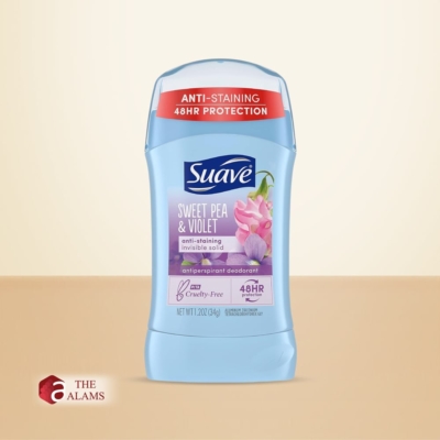 Suave Sweet Pea And Violet Antiperspirant Deodorant Stick, 34 g