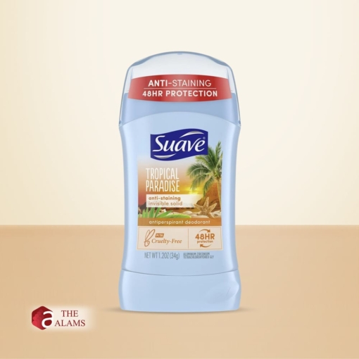 Suave Tropical Paradise Antiperspirant Deodorant Stick, 34 g