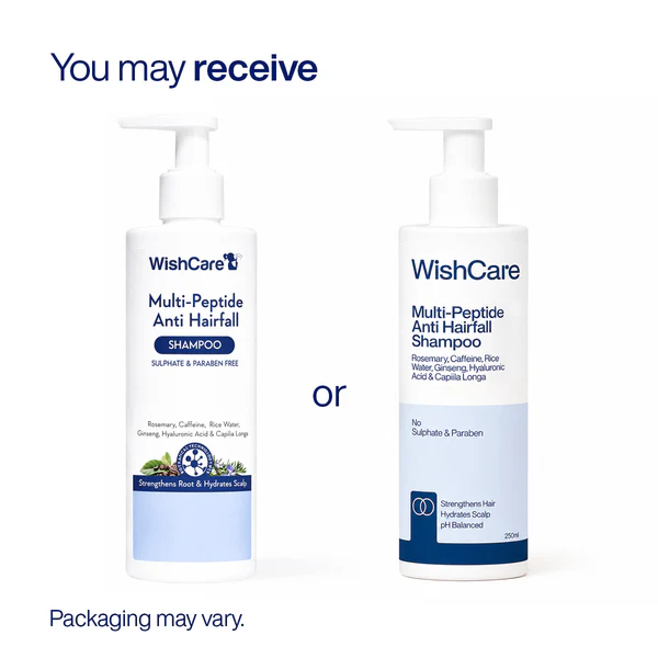 WishCare Multi Peptide Anti Hairfall Shampoo, 250 ml 2 WishCare Multi Peptide Anti Hairfall Shampoo, 250 ml - Image 2