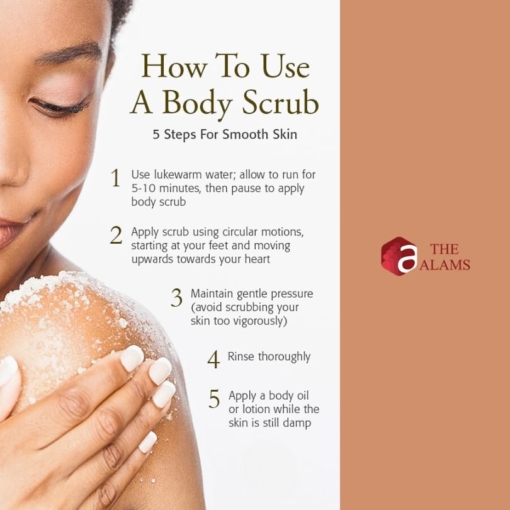 How to use body scrub