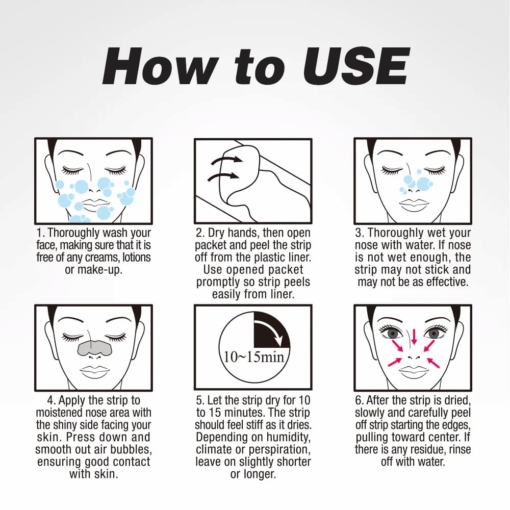 How to use nose strip