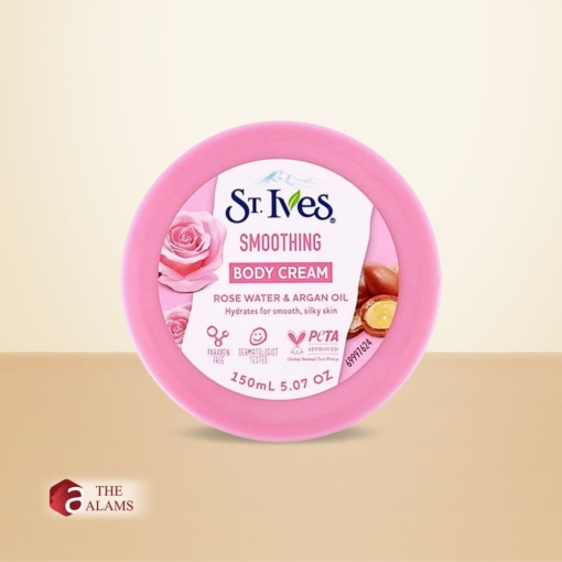 St. Ives Smoothing Rose Water And Argan Oil Body Cream