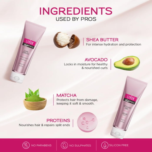 Livon Style Pro Curl Hair Cream, 100 ml - Image 6