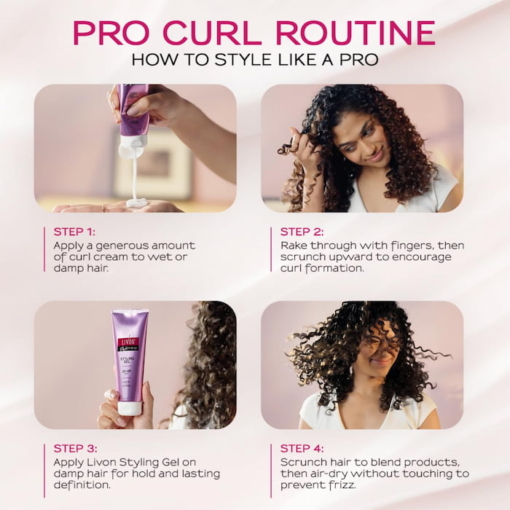 Livon Style Pro Curl Hair Cream, 100 ml - Image 4