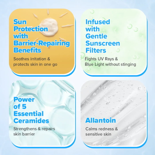 Aqualogica 5 Barrier+ Repair Sunscreen SPF 50+ PA+++, 50 g - Image 3