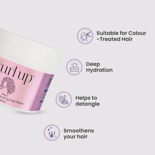 Curl Up Intense Hydrating Hair Mask, 200 g - Image 2