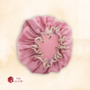 Double Layer Waterproof Shower Cap Baby Pink