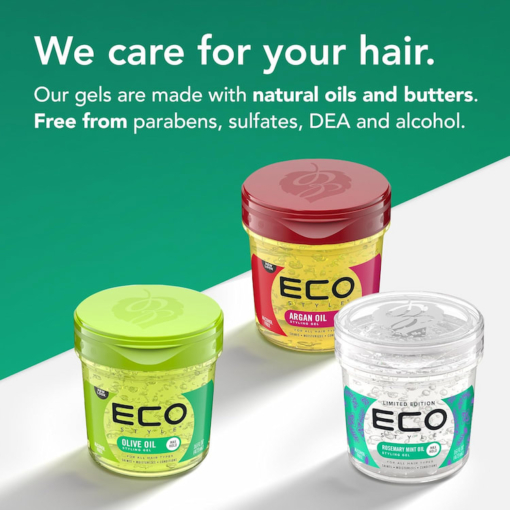 Eco Style Rosemary Mint Oil Styling Hair Gel, 473 ml - Image 7