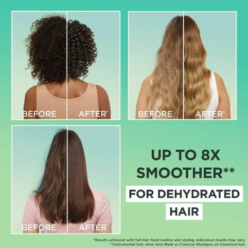 Garnier Hair Food Aloe Vera 3 In 1 Hair Mask For Dehydrated Hair SAMPLE, 130 ml - Image 2