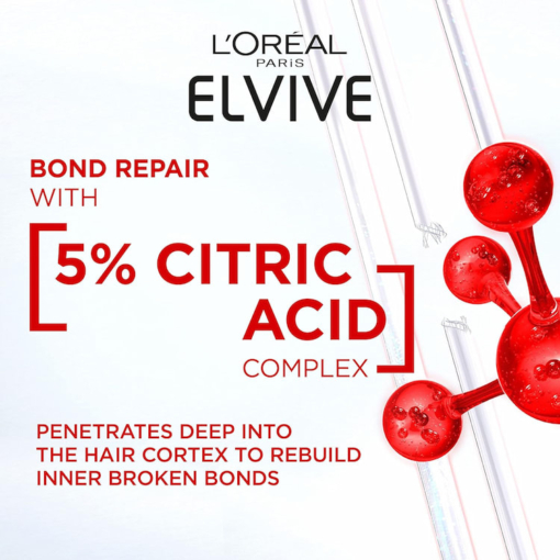 Loreal Elvive Bond Repair Shampoo For Damaged Hair, 200 ml - Image 4