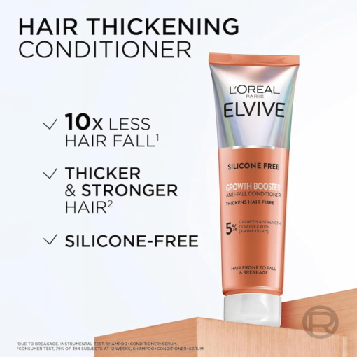 Loreal Elvive Silicone Free Growth Booster Anti Fall Conditioner, 150 ml - Image 3