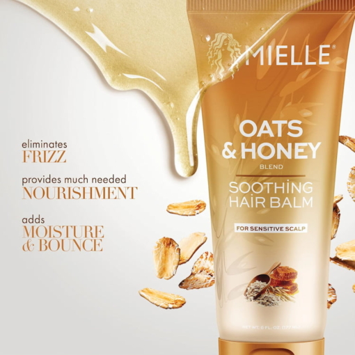 Mielle Oats And Honey Soothing Hair Balm, 177 ml - Image 2