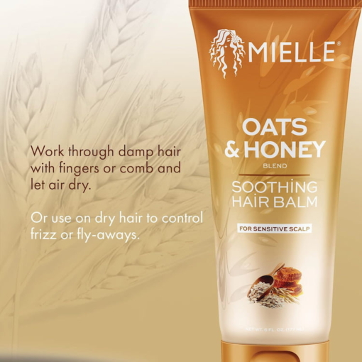 Mielle Oats And Honey Soothing Hair Balm, 177 ml - Image 3