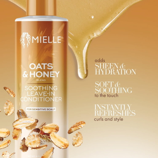 Mielle Oats And Honey Soothing Leave In Conditioner, 177 ml - Image 2