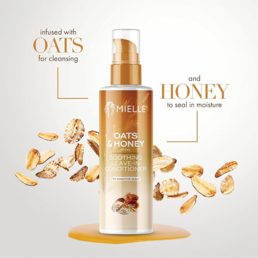 Mielle Oats And Honey Soothing Leave In Conditioner, 177 ml - Image 4
