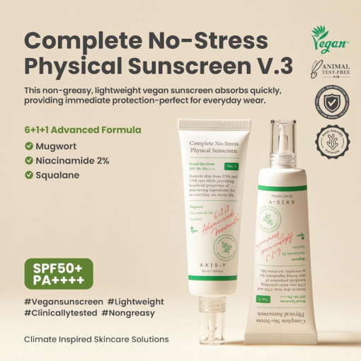 AXIS-Y Complete No Stress Physical Sunscreen SPF 50+ PA+++, 50 g - Image 3