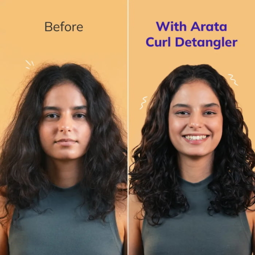 Arata Curl Care Hair Detangler Refresh Spray, 100 ml - Image 2