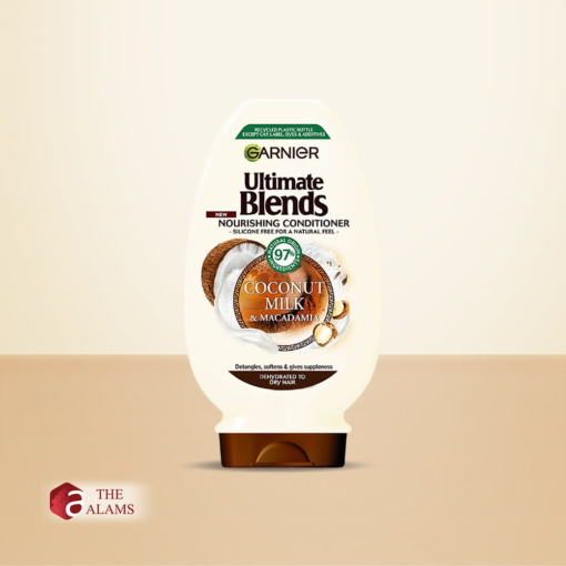 Garnier Coconut Milk And Macadamia Nourishing Conditioner For Dry Hair, 400 ml
