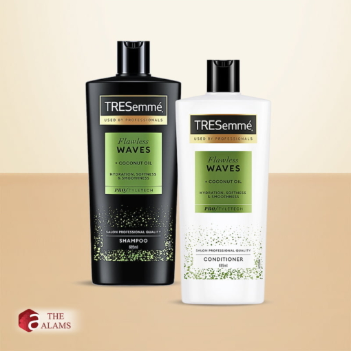 Tresemme Flawless Waves Shampoo Conditioner Set, 685 ml
