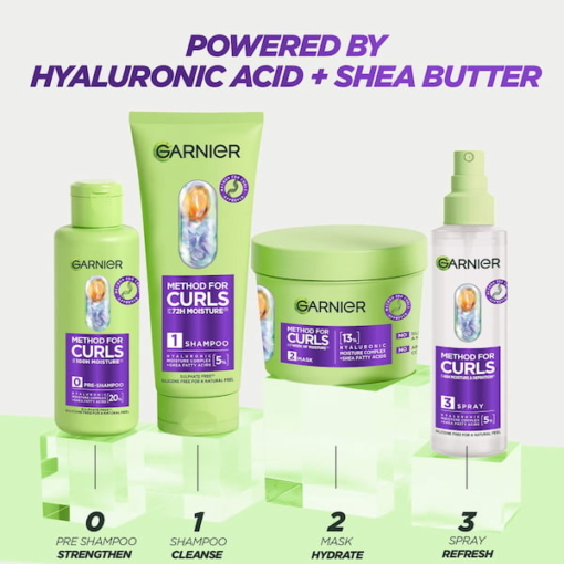 Garnier Method For Curls Moisture Shampoo, 200 ml - Image 7