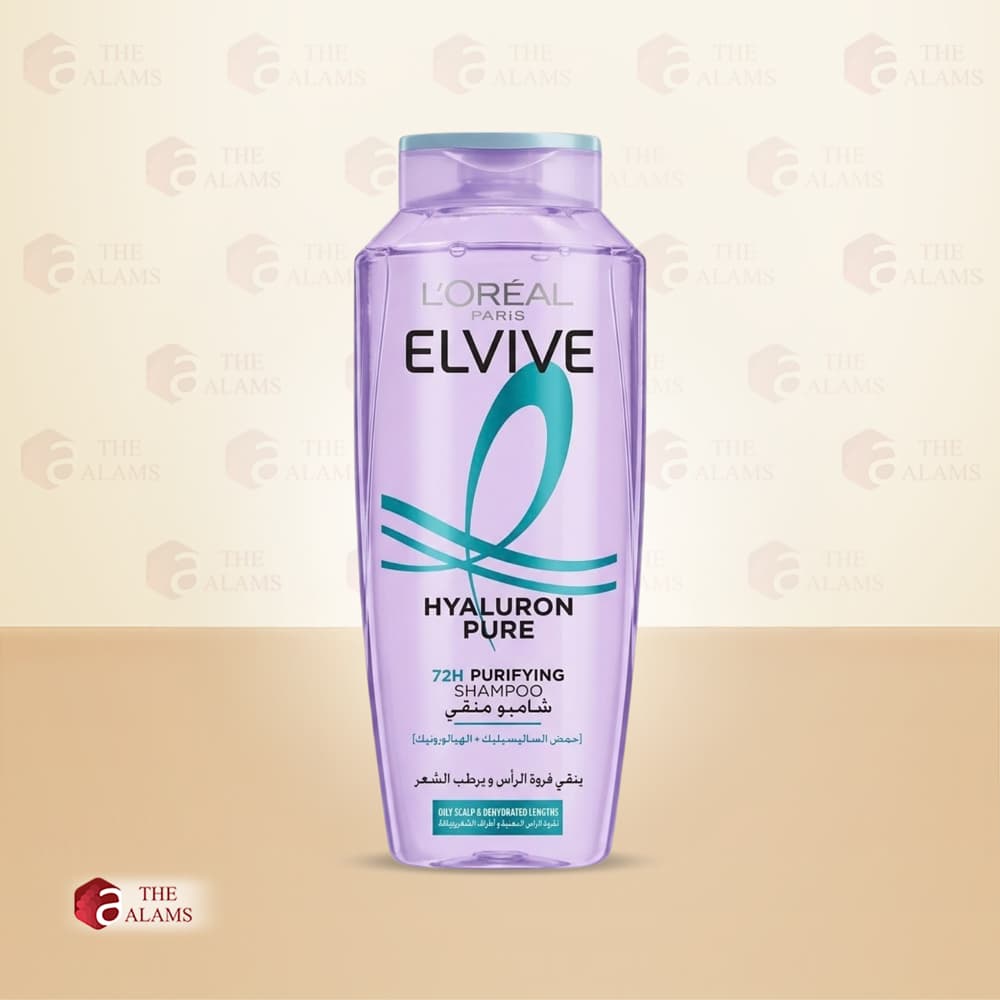 Loreal Hyaluron Pure 72H Purifying Shampoo For Greasy Scalp, 400 ml 1 Loreal Hyaluron Pure 72H Purifying Shampoo For Greasy Scalp, 400 ml