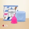 Shordy Medical Grade Silicone Menstrual Cup Pink Size S