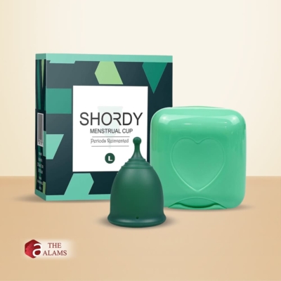 Shordy Medical Grade Silicone Menstrual Cup Size L
