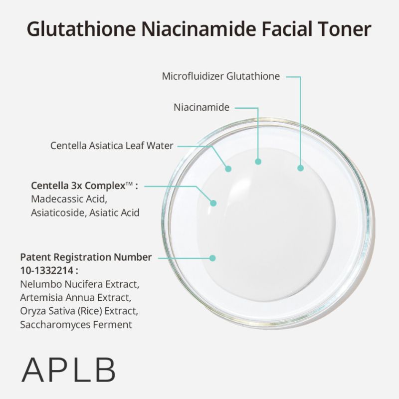APLB Glutathione Niacinamide Facial Toner, 160 ml 3 APLB Glutathione Niacinamide Facial Toner, 160 ml - Image 3